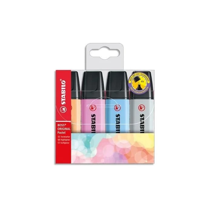 STABILO BOSS ORIGINAL Pochette Pastel Love X4