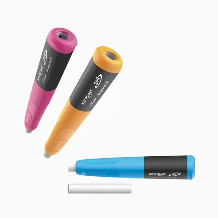 Taille Crayon + Gomme KEYROAD Easy Grip