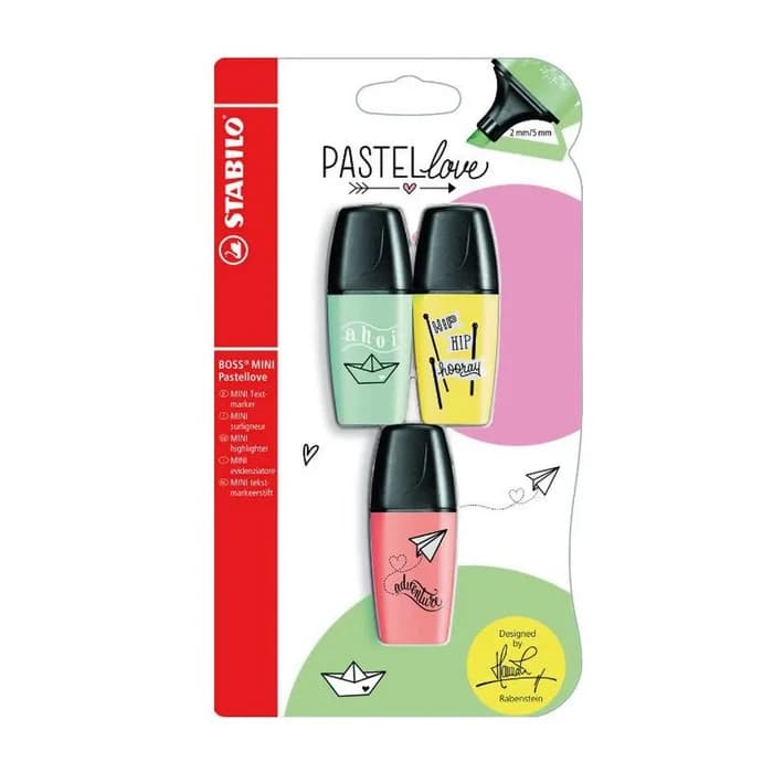 STABILO BOSS MINI Pack Pastel Love X3