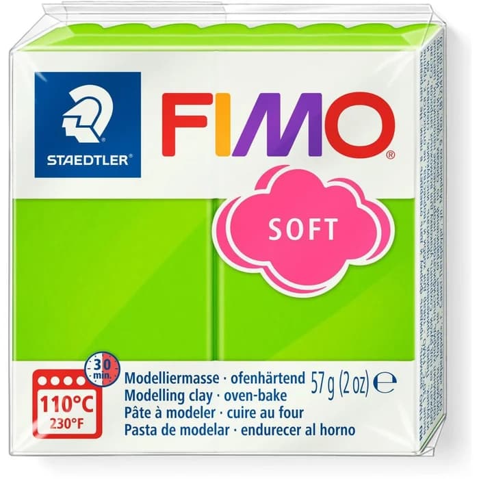 Pâte Fimo soft Vert pomme 50 - 57 gr
