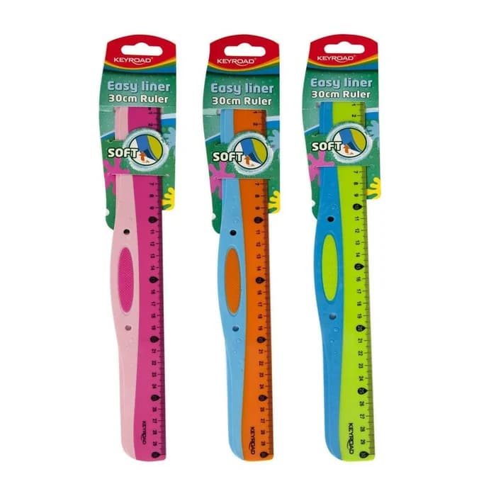Règle KEYROAD Easy Liner 30cm Soft Grip