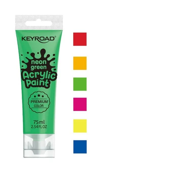 ACRYLIC PAINT 75ML FLUO KEYROAD