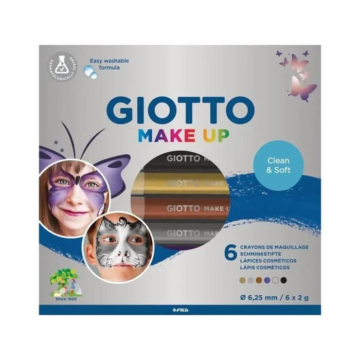 GIOTTO Make Up Crayons Maquillage Métallique Set 6