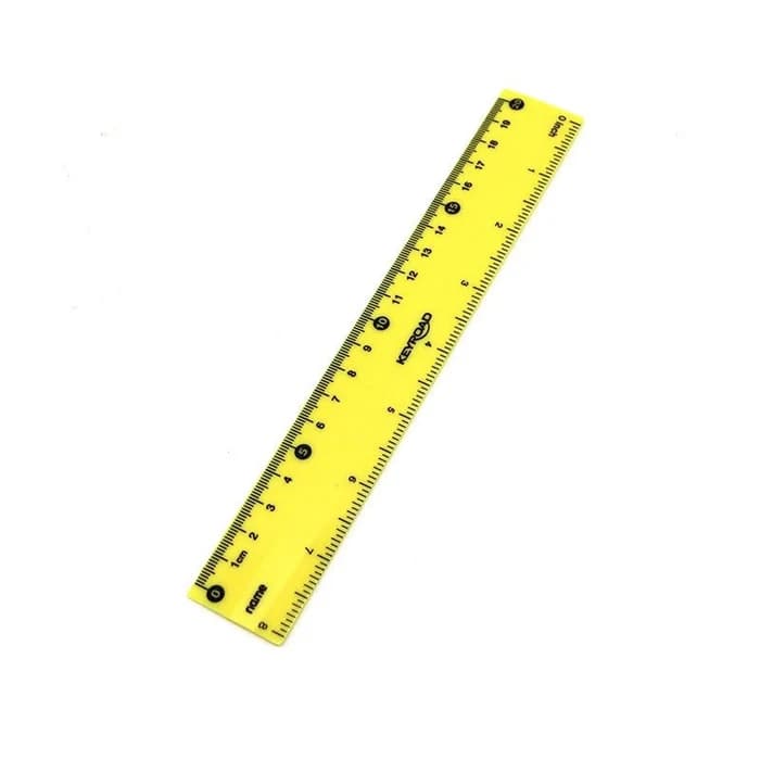 Règle Souple 20cm Couleur Pastel Jaune