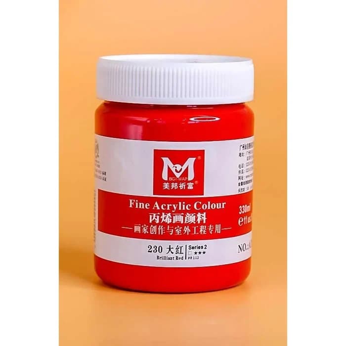 Peinture Acrylique Magi-wap Rouge Brillant 300ml