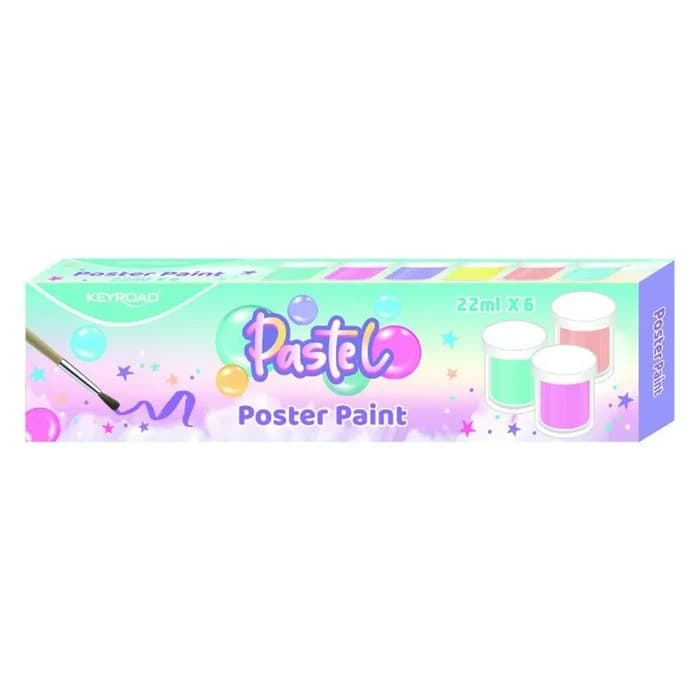 Peinture Poster Paint Pastel 6 Couleurs 22ml
