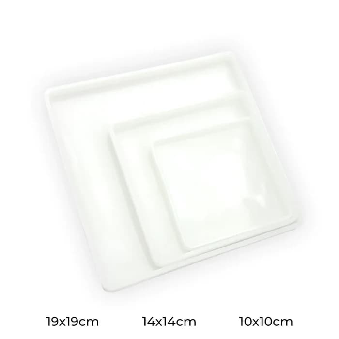 Moule Silicone Carré Pour Résine - Set 3 Plateaux