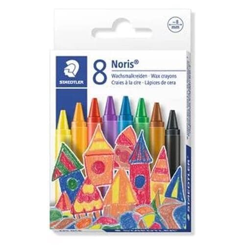 Craies à la Cire Staedtler Noris 8 Couleurs