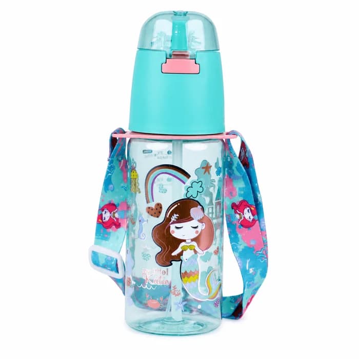 Vest - Gourde Enfant 580ml Spray Sirène — Paille & Bandoulière