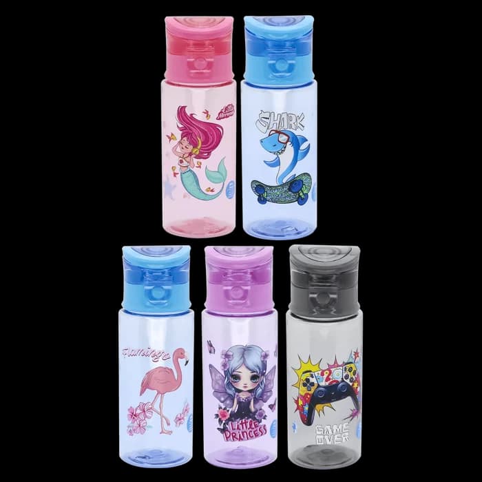 Gourde Enfant - 350Ml – Modèle [Sirène / Requin / Game Over / Fée / Fl