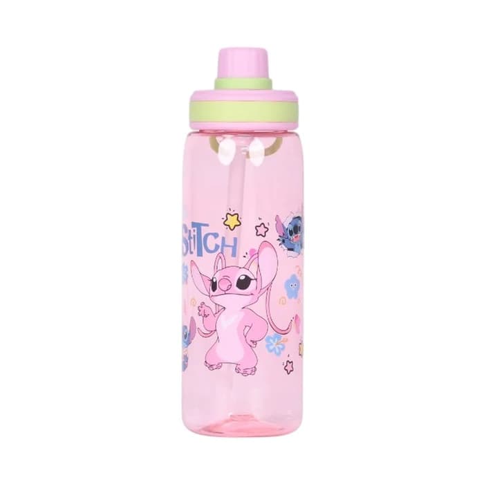 Bouteille d'eau Stitch avec Paille — Design Disney