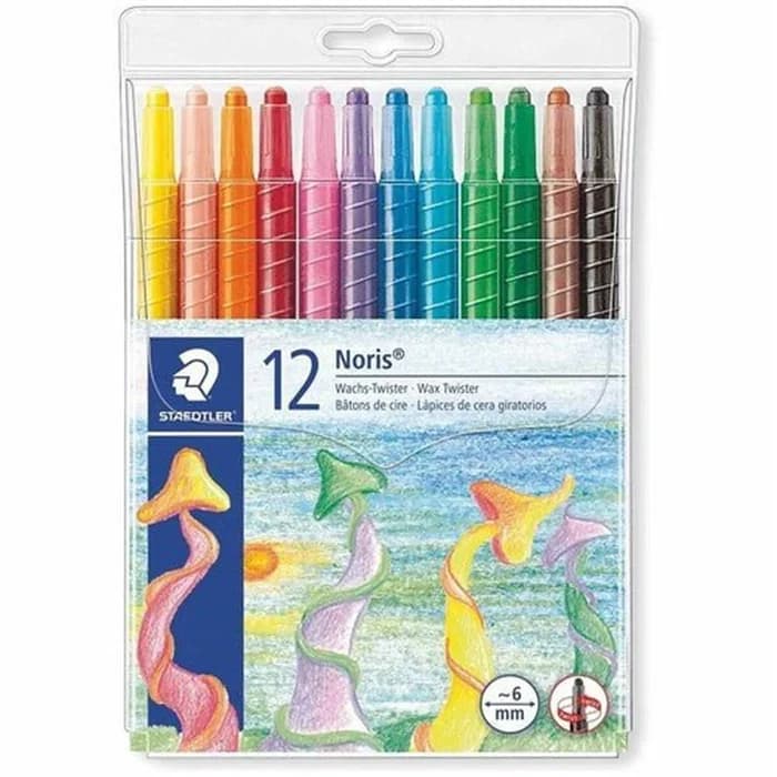 Pochette de 12 Crayons à Cire Pastel