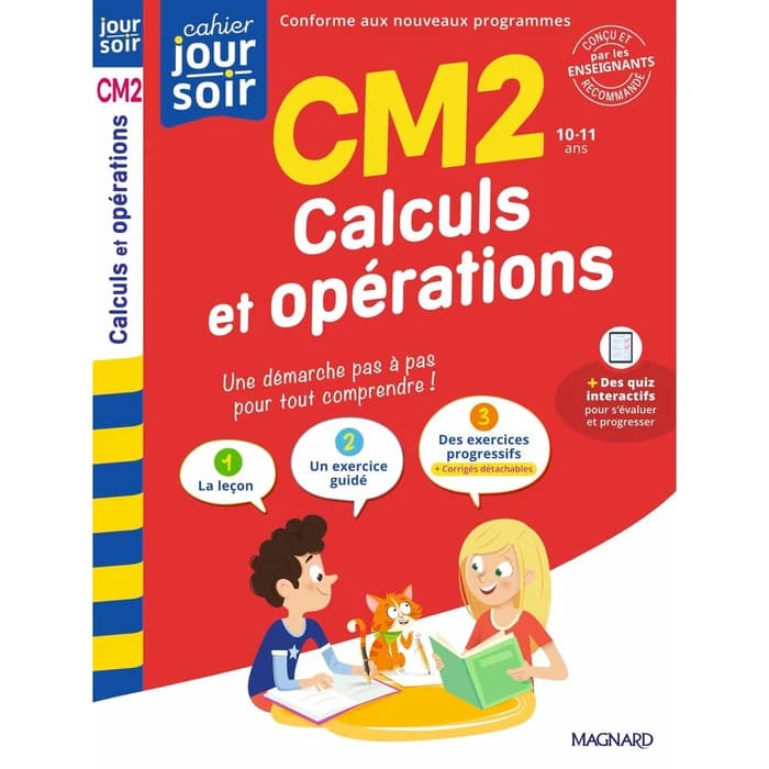 Cahier Jour Soir CM2 Calculs Et Opérations
