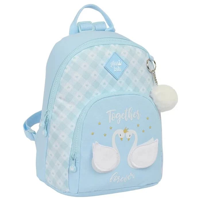 Safta Glow Lab — Sac à Dos Enfant Bleu & Blanc