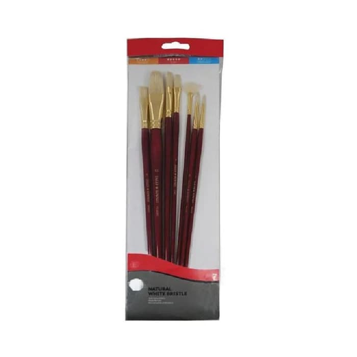 Set 7 Pinceaux Simply Natural White Bristle