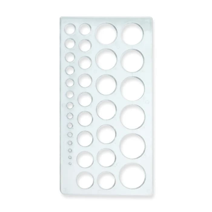 Gabarit De Cercles En Plastique - Pochoir Géométrique