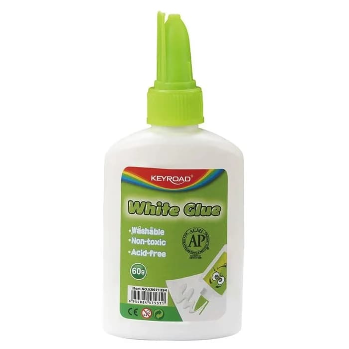 Colle Blanche KEYROAD 60g Lavable Non-toxique