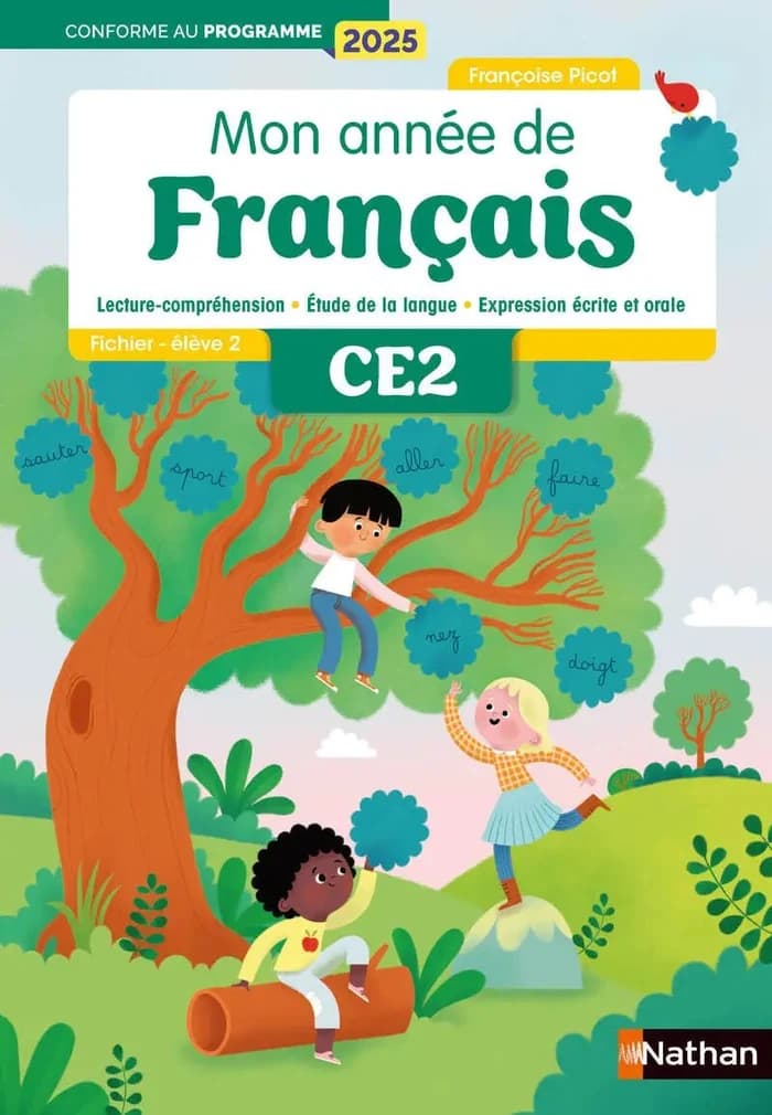 Nathan - Mon Année de Français CE2 - Fichier 2 (Édition 2025)