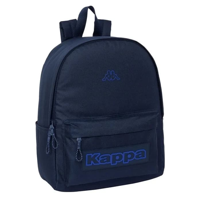 Sac à dos Kappa — Bleu, Compartiment Principal & Poche Avant Zippée