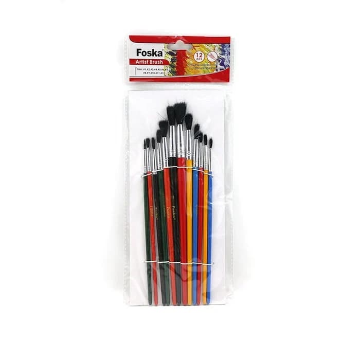 Foska Set 12 Pinceaux Artist Brush 251T