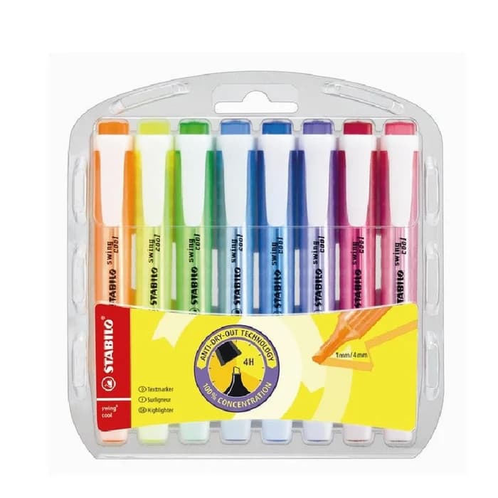 STABILO Swing Cool Surligneurs 8 Couleurs