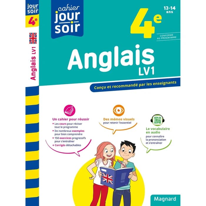 Anglais 4e LV1 - Cahier Jour Soir