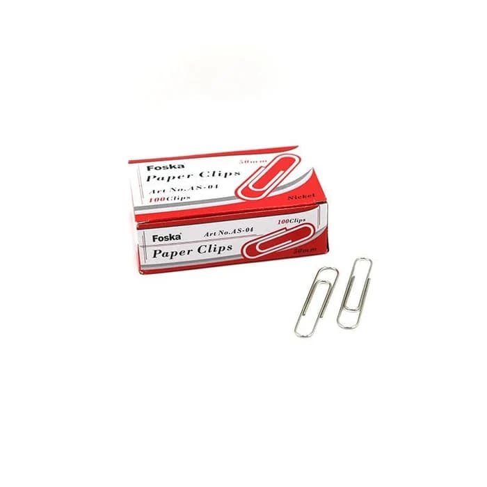 Trombones Foska N°5 Nickelé 100 Pièces