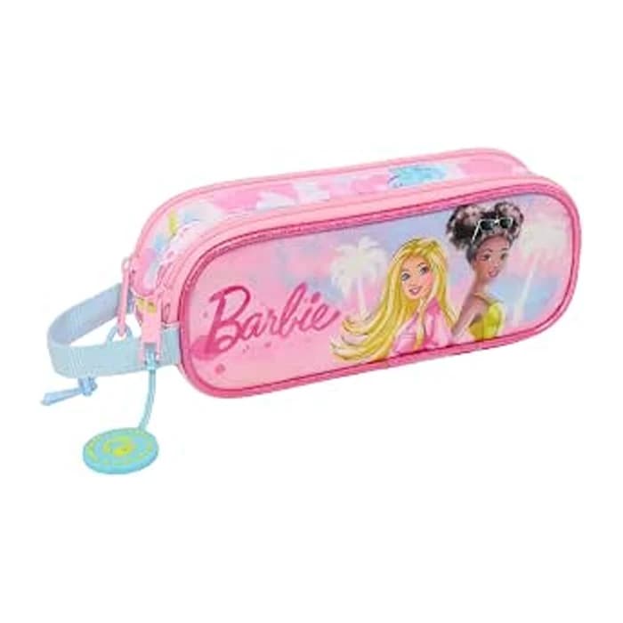 Trousse Safta Barbie 2 Compartiments — Rose & Bleu