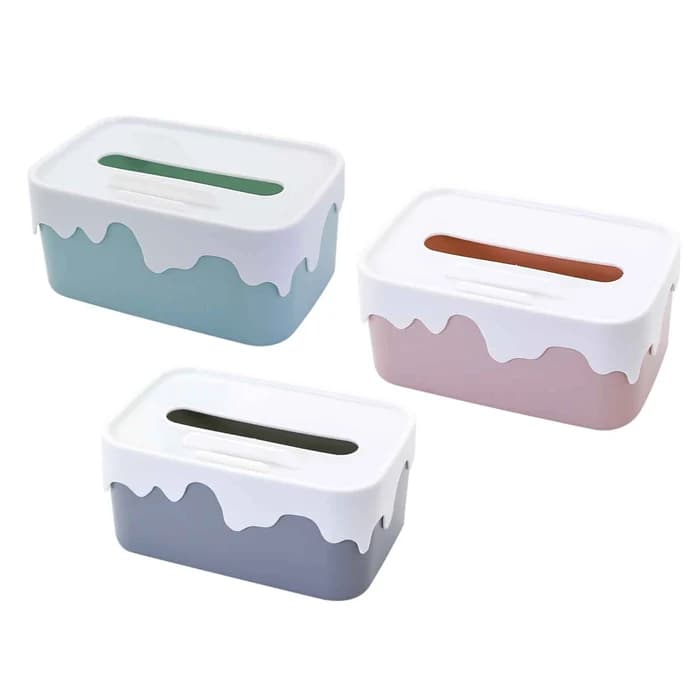 Boîte Distributeur De Mouchoirs Design Glaçage