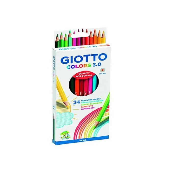 Crayons De Couleur GIOTTO Colors 3.0 - 24 Pièces