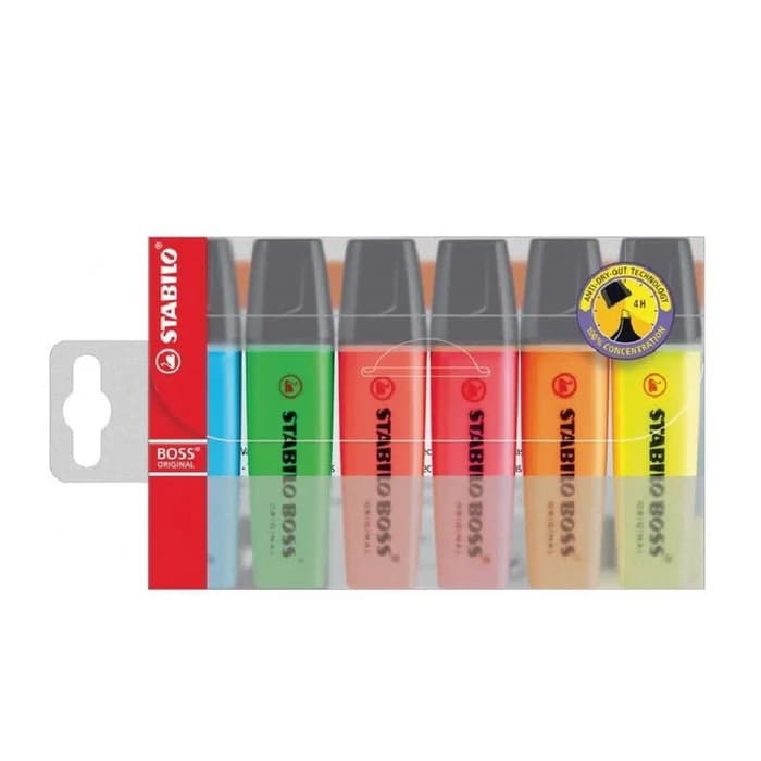 STABILO BOSS Original Pochette Fluo X6