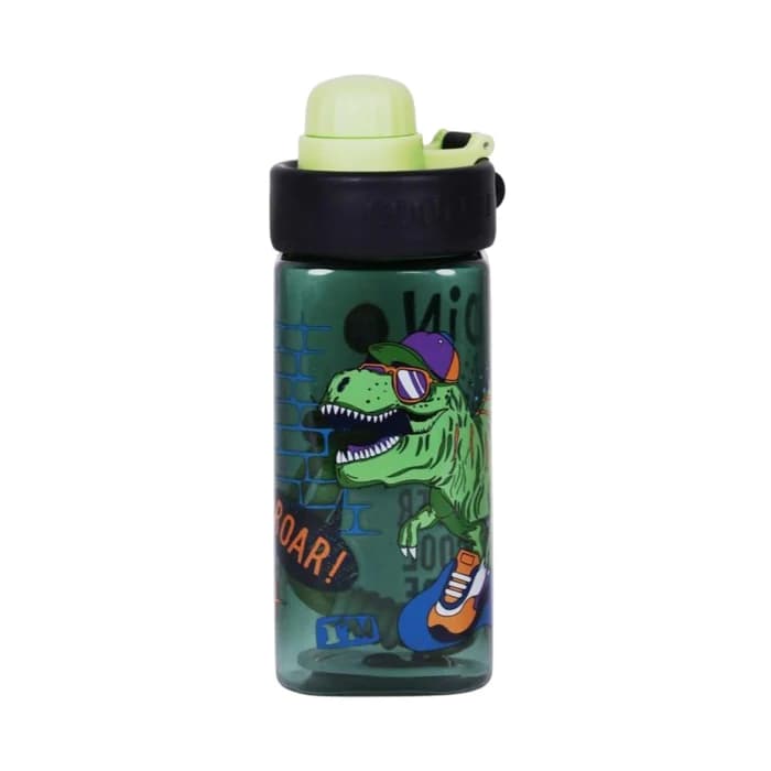 Gourde Enfant 480ml — Design Dinosaure Roar avec Paille Intégrée