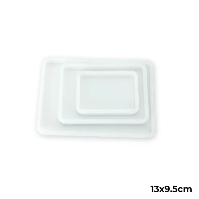 Moule Silicone Rectangulaire 13×9,5 Cm Pour Résine