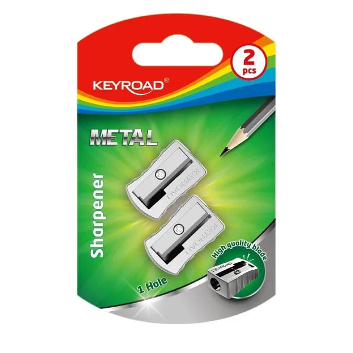 Pack 2 taille crayon ergo Métal 1 trou