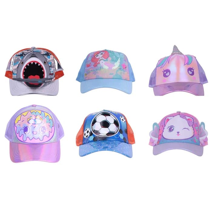 Casquette Enfant Vest — Visage de Chat avec Oreilles en Relief
