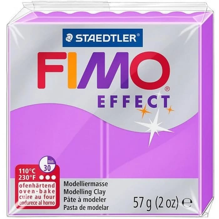 Pâte Fimo Effect Néon - Violet - 57 g