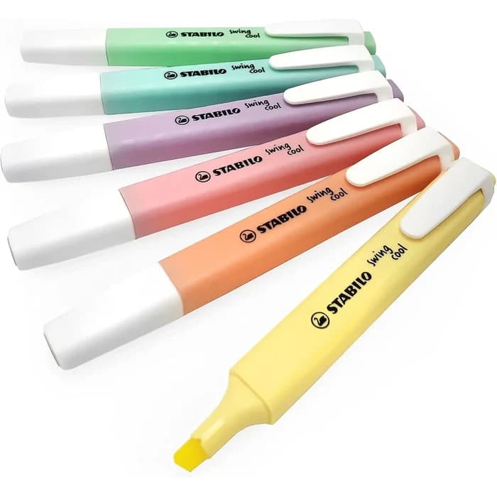 🌈 STABILO Swing Cool – ✨ Collection Pastel & Fluo 💛💗💚💙