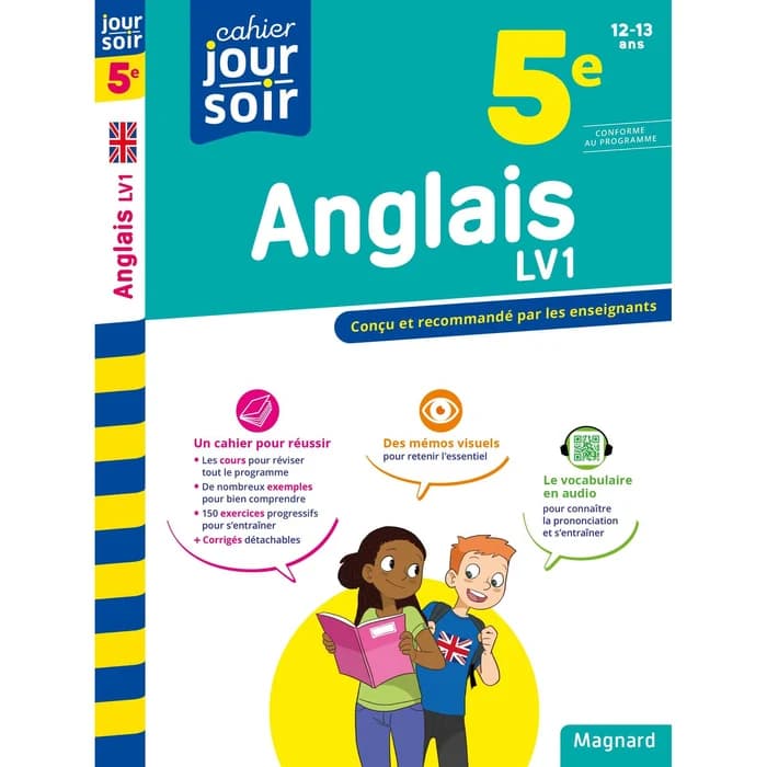 Anglais 5e LV1 - Cahier Jour Soir