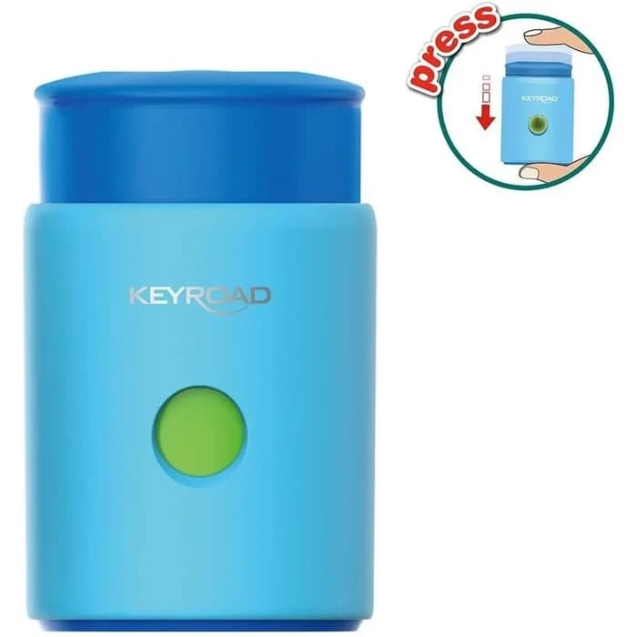 Taille Crayon KEYROAD 1 Trou Bleu