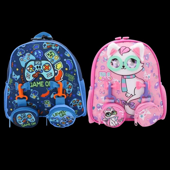 Mini Sac À Dos Maternelle Avec Pochettes – Édition Enfant