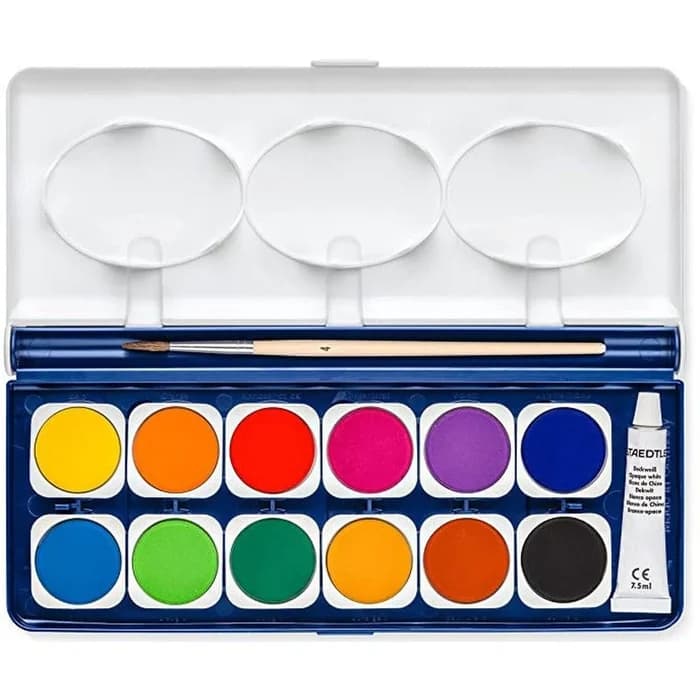 Aquarelle 12 Couleurs Assorties Avec Pinceau