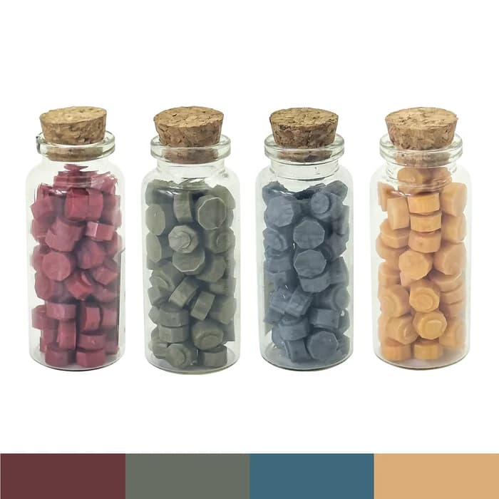 Perles De Cire À Cacheter - Flacon Verre 7cm