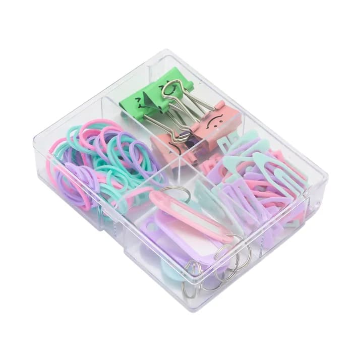 Coffret Fournitures Bureau Pastel - Pinces & Accessoires