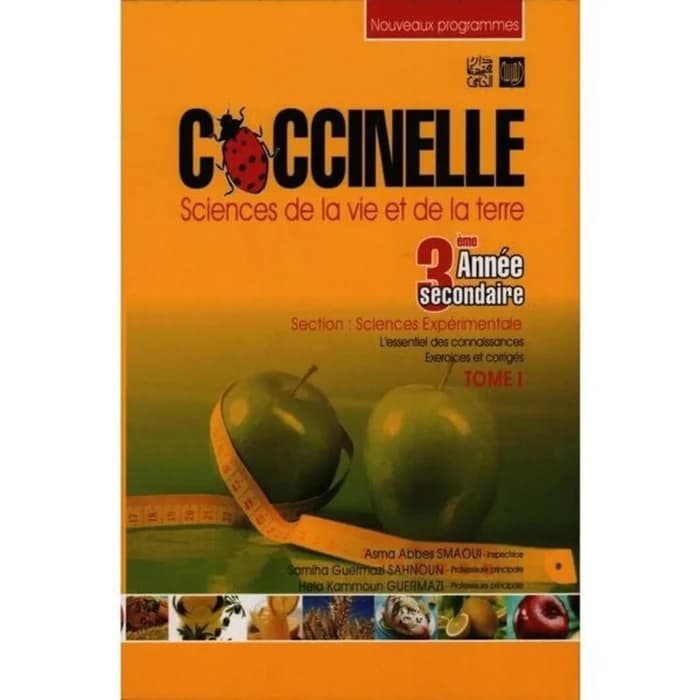 Coccinelle Sciences 3ème Année Secondaire Tome 1
