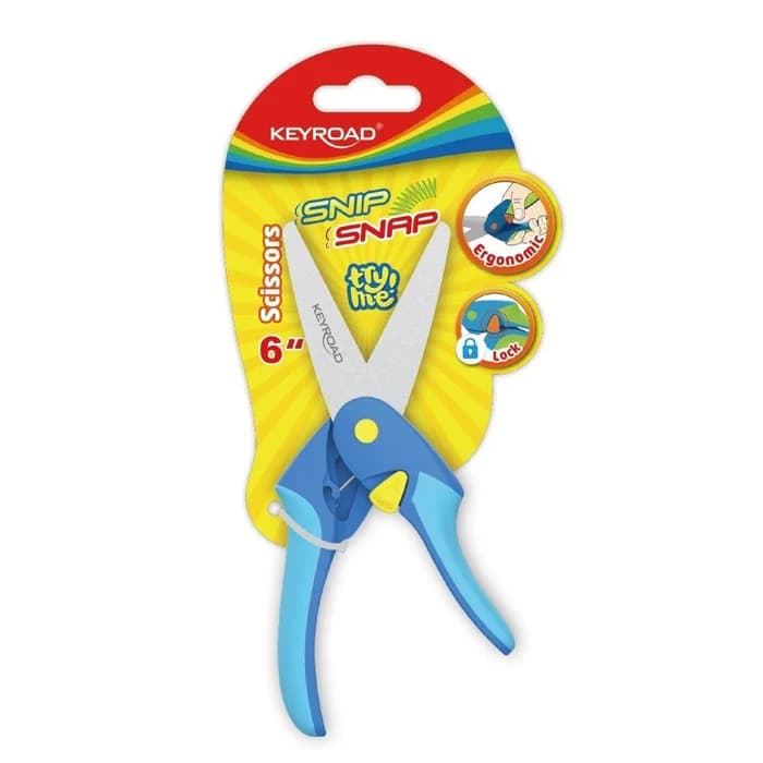 Ciseaux Keyroad Snip Snap 6" Ergonomiques