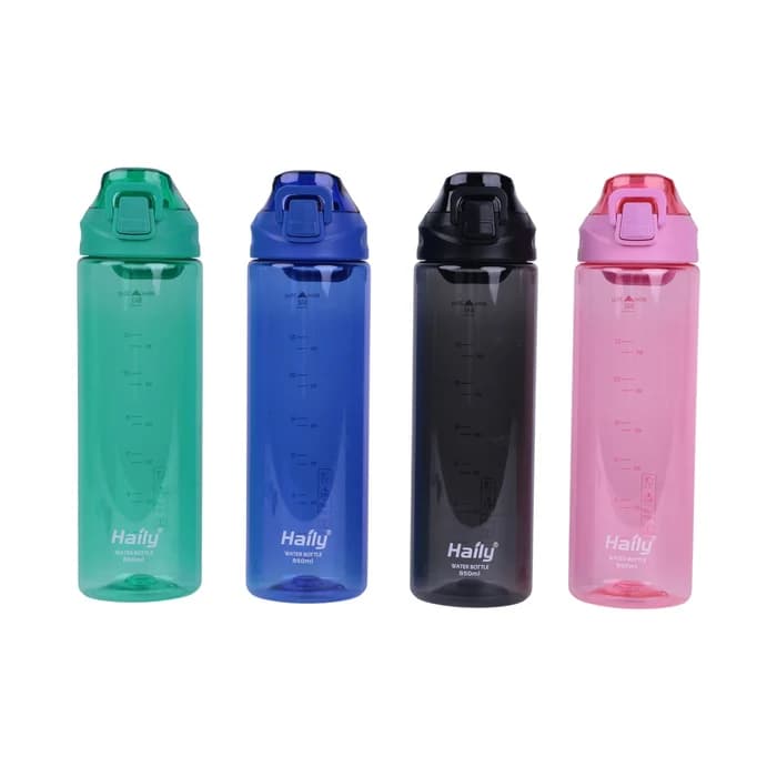 Hailey - Gourde 800ml avec Couvercle à Rabat et Graduations