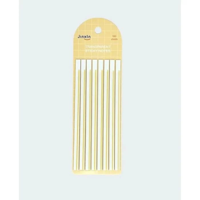 Jinxin Sticky Notes Transparents 160 Feuilles
