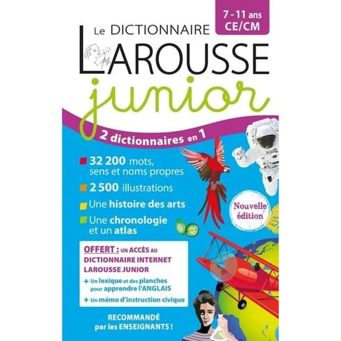 Le dictionnaire Larousse junior CE/CM