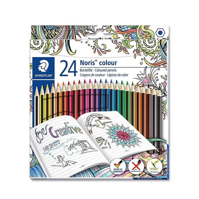 Lot de 24 crayons Noris colour 185 C2