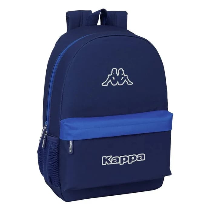 Kappa — Sac à dos scolaire bleu et noir